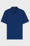 Cotton polo shirt - Blue