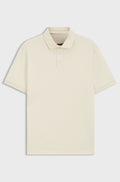 Mercerised-cotton polo shirt - Light Yellow