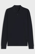 Slim-fit polo shirt in stretch-cotton piqué - Dark Blue