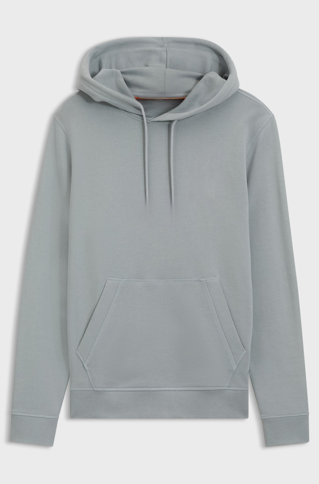 Straight-fit cotton-terry hoodie for layering - Light Grey