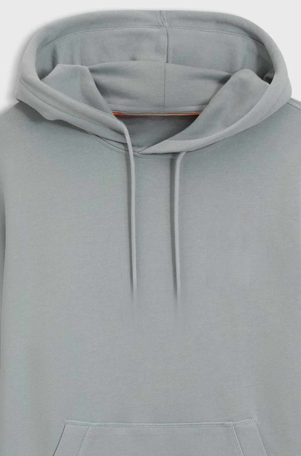 Straight-fit cotton-terry hoodie for layering - Light Grey