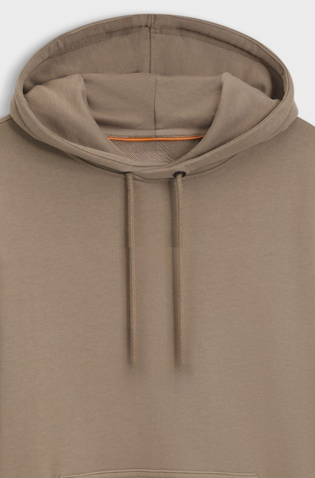 Soft cotton tracksuit set with kangaroo pocket - Beige
