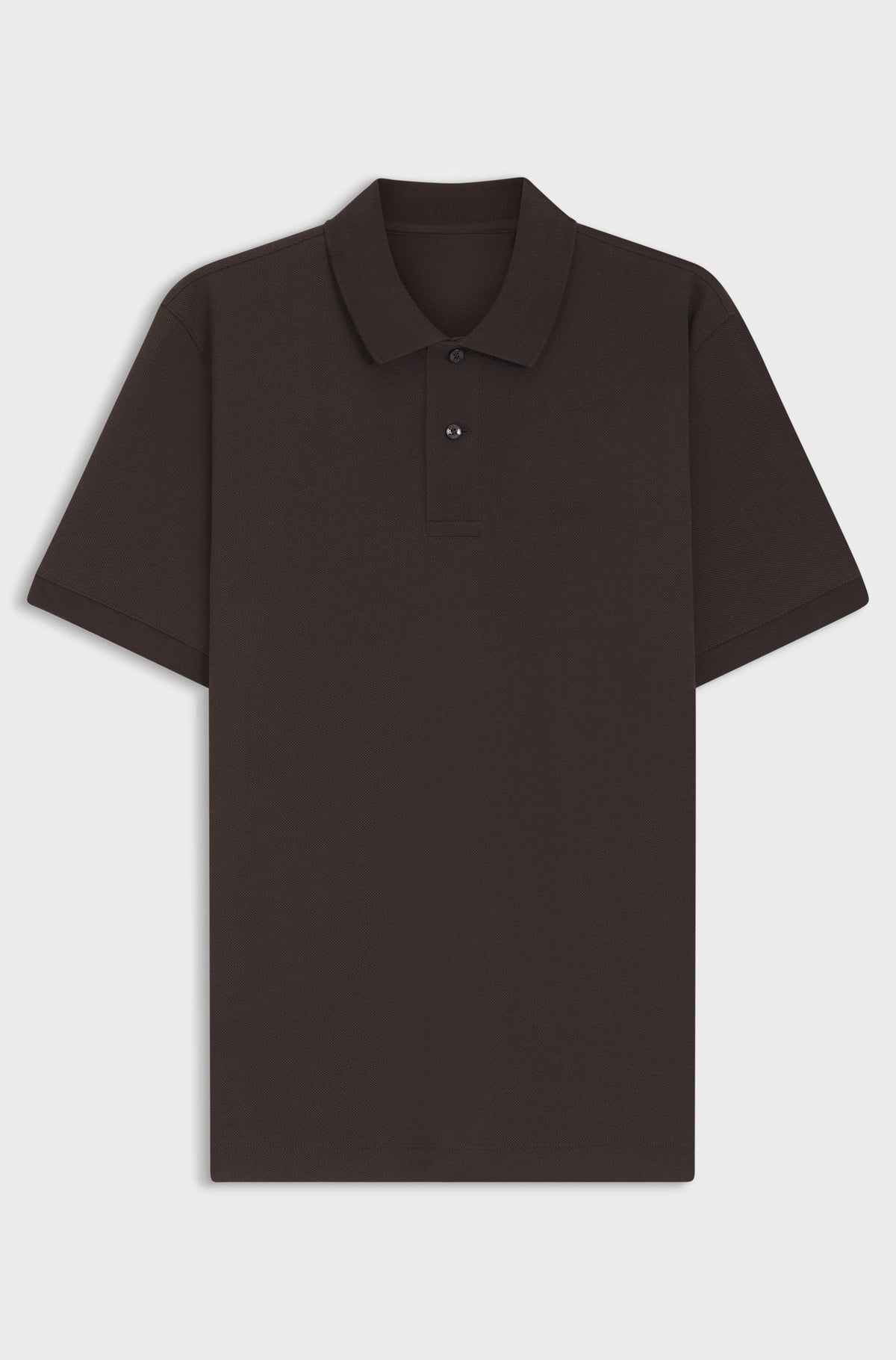 Pallas cotton polo shirt - Dark Brown