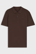Pallas cotton polo shirt - Dark Brown