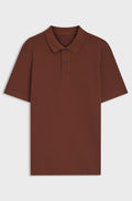 Pallas cotton polo shirt - Brown