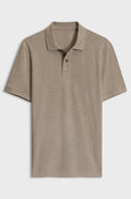 Pallas cotton polo shirt - Light Brown
