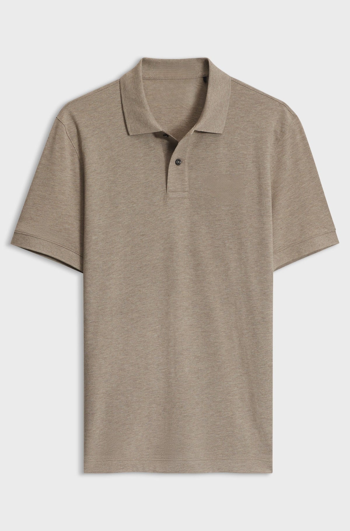 Pallas cotton polo shirt - Light Brown