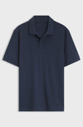 Pallas cotton polo shirt - Dark Blue