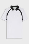 Active Quick-dry slim-fit polo shirt in stretch fabric - White