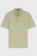 Polo shirt in mercerised cotton with Double B monogram - Light Green