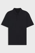 Polo shirt in mercerised cotton with Double B monogram - Dark Blue