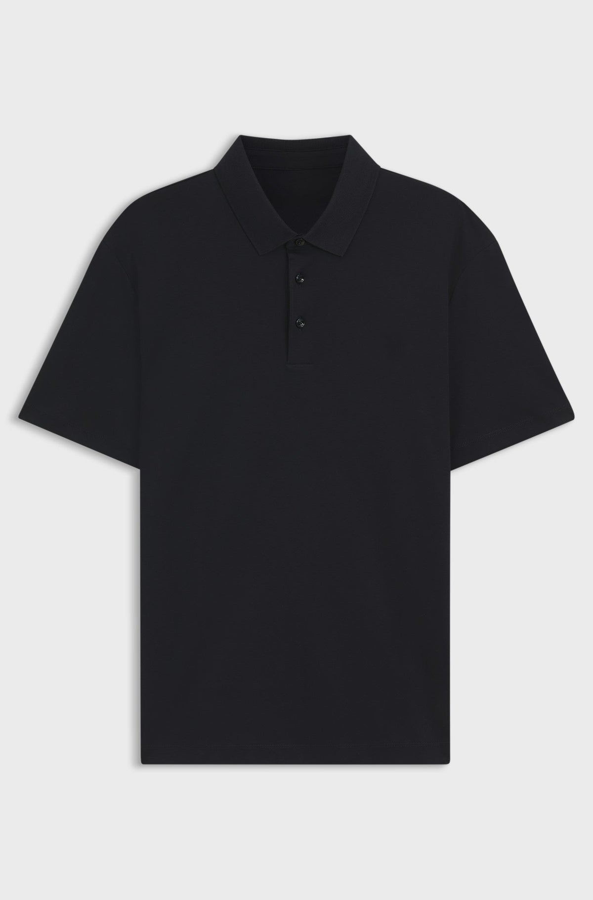 Polo shirt in mercerised cotton with Double B monogram - Dark Blue