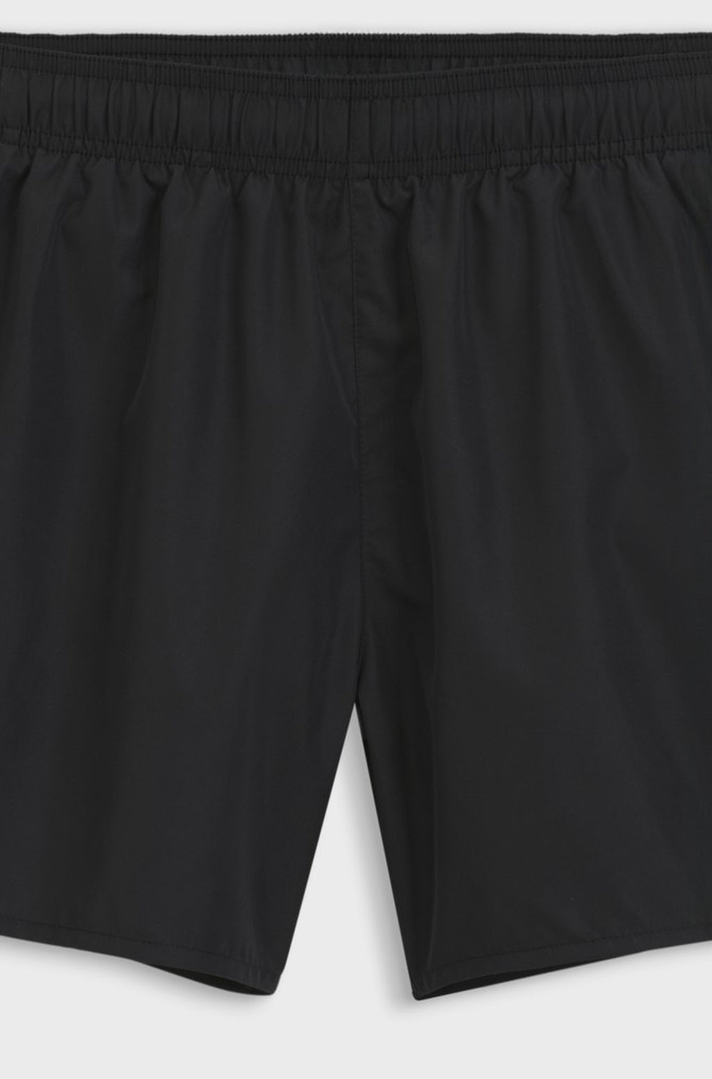 Quick-dry swim shorts with hidden waist cord - Black