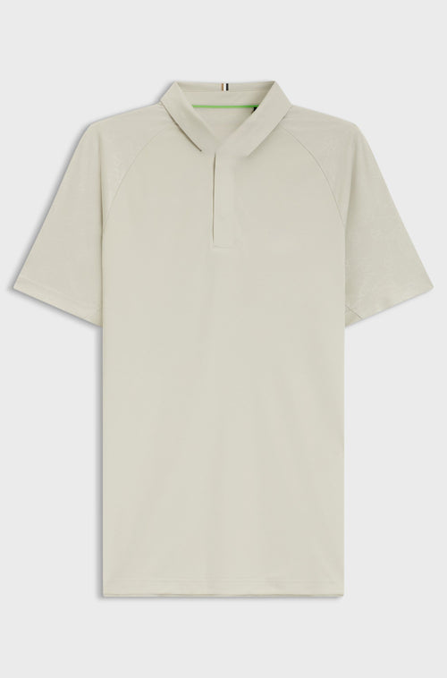 Active polo shirt with moisture management - Light Beige