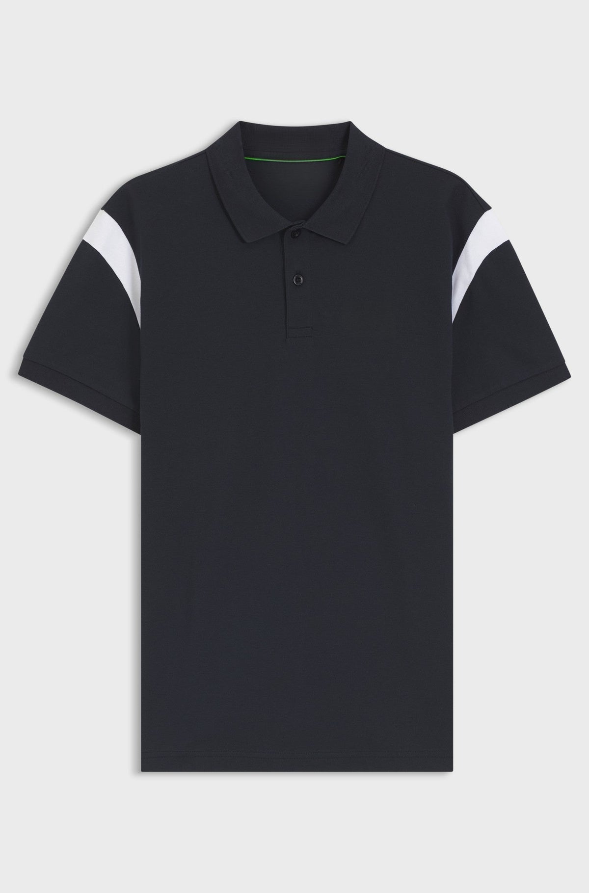 Paddy polo shirt in stretch cotton - Dark Blue