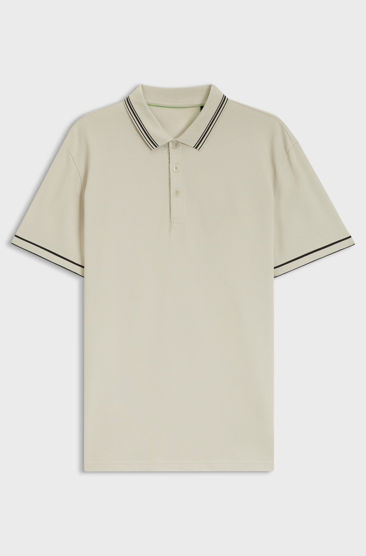 The Open Active Paddy polo shirt in performance piqué - Light Beige