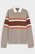 Timeless polo shirt in breathable cotton - Light Brown