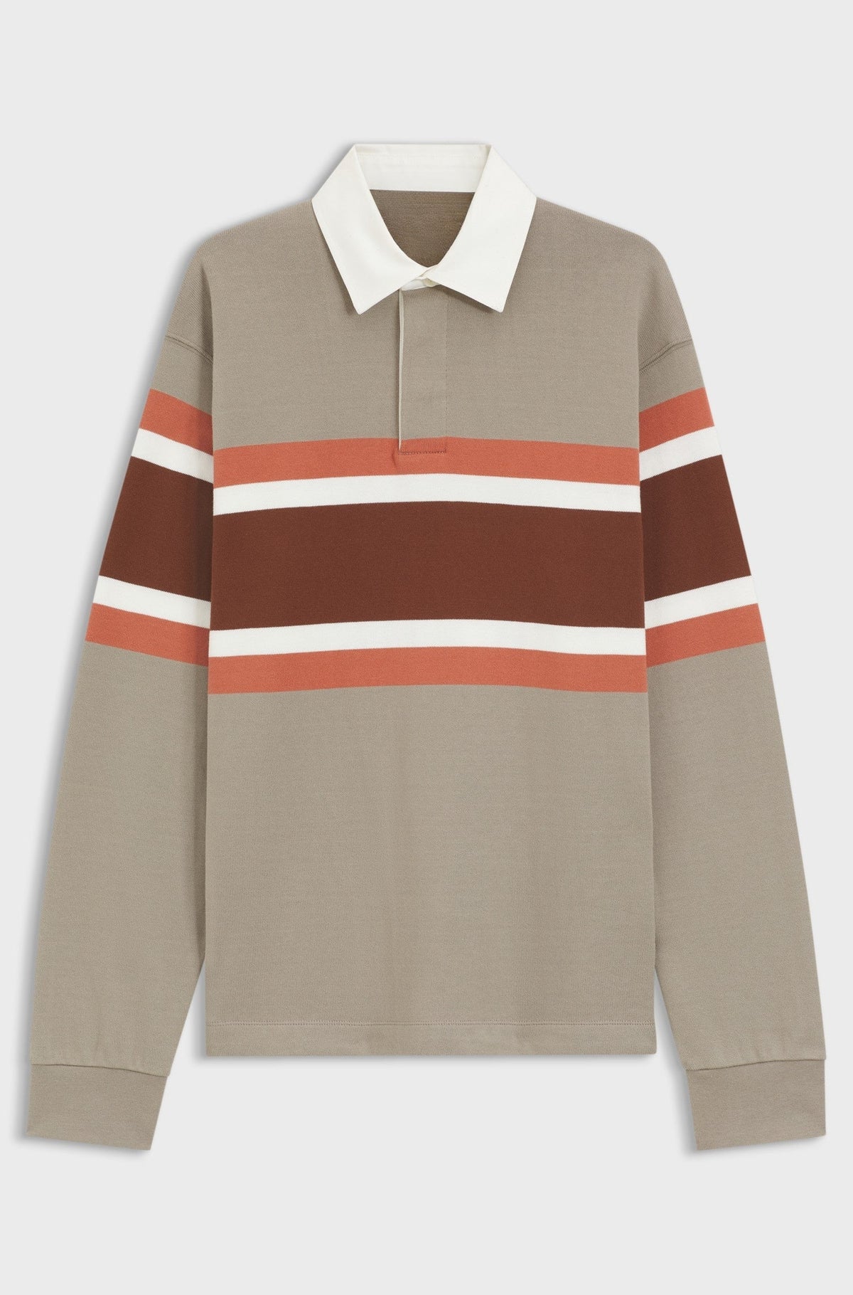 Timeless polo shirt in breathable cotton - Light Brown