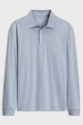 Cotton polo shirt - Light Blue