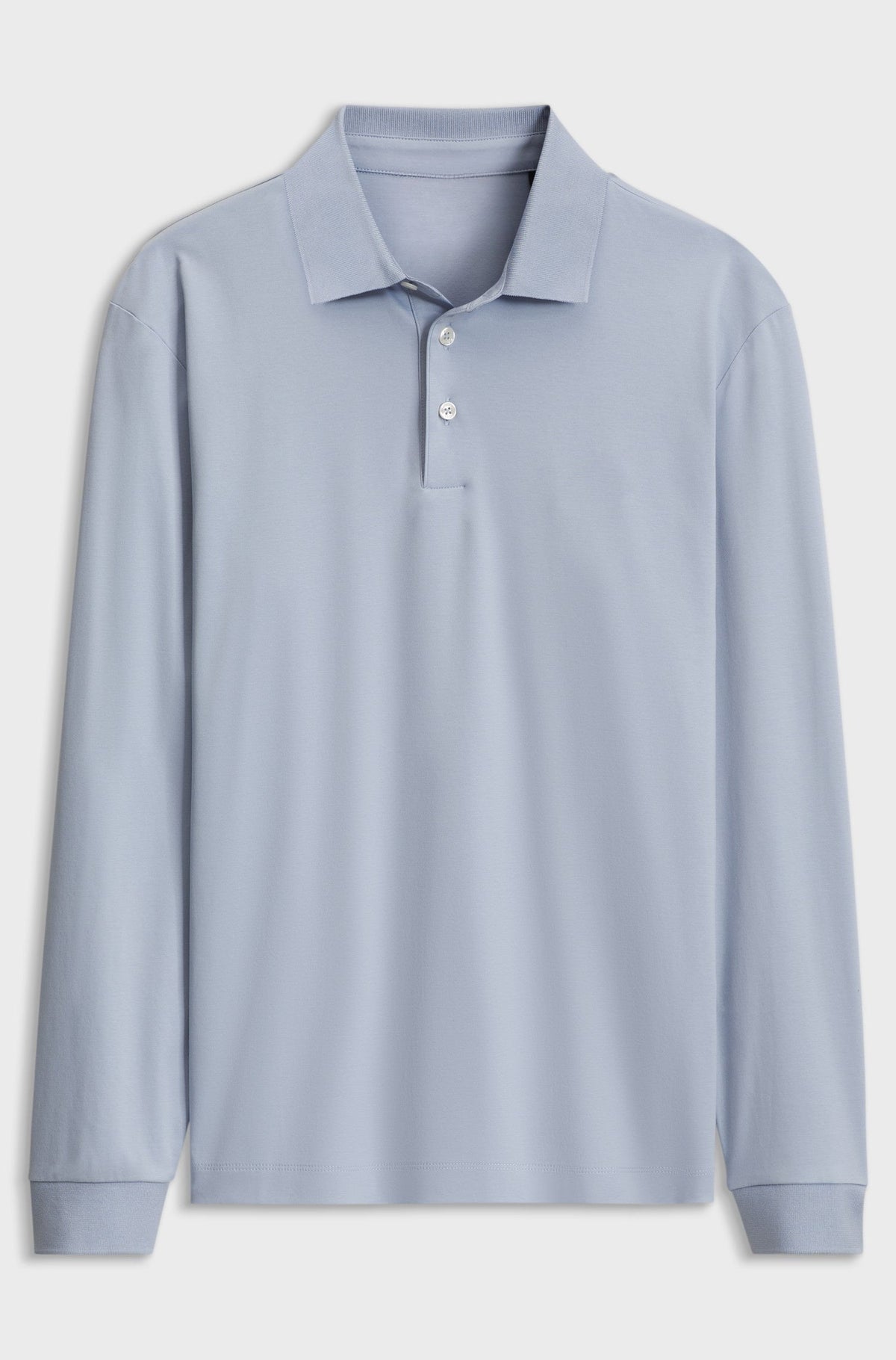 Cotton polo shirt - Light Blue